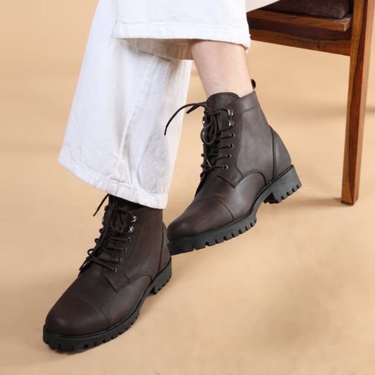 MORRIS ORIS Riding Boots Lace Up