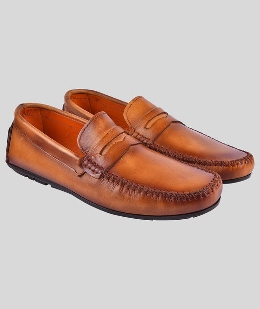 MORRIS ORIS Loafers Tan Penny in Tan